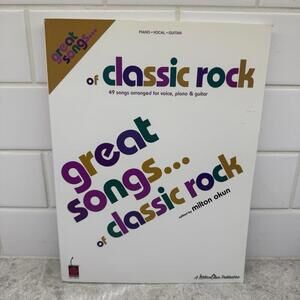 Great Songs of Classic Rock Songbook - Piano, Vocal, Guitar 49 hits -Milton Okun